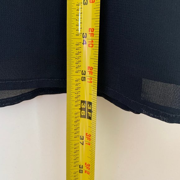 Tessuto Fully Lined Polkadot Navy Shift Dress - Size 4 - Picture 6 of 9